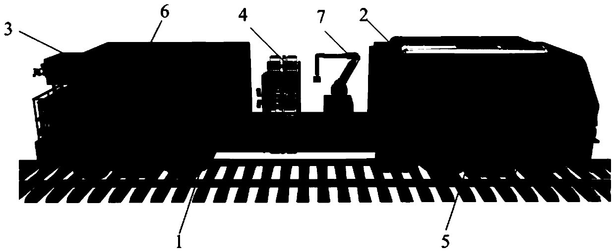 Comprehensive detection vehicle for subway tunnel structure