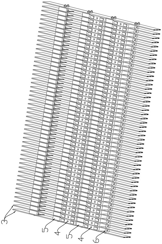 Integrated battery box body capable of uniformly cooling battery cells