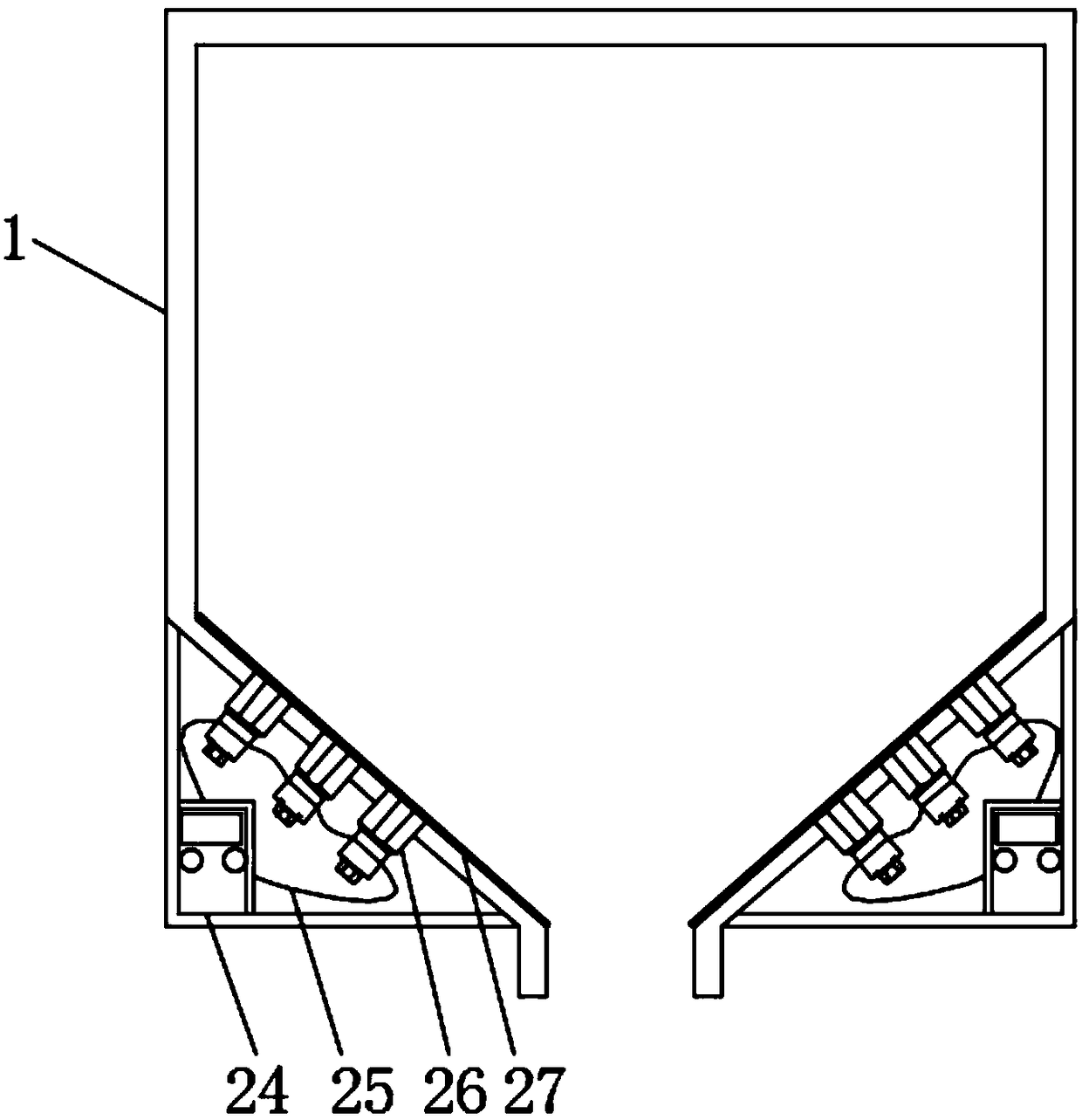 Down-cleaning device