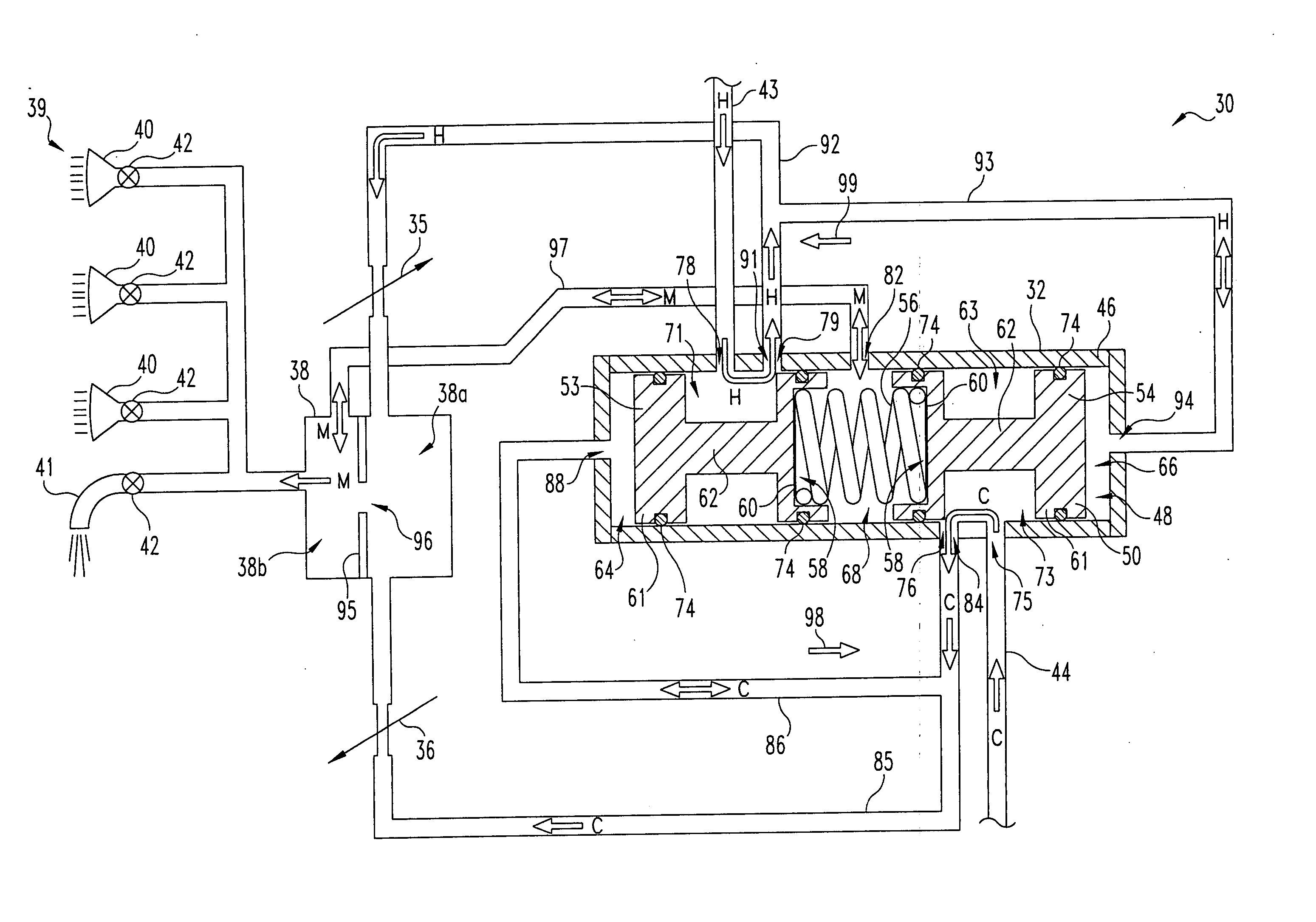 Flow compensated control valve