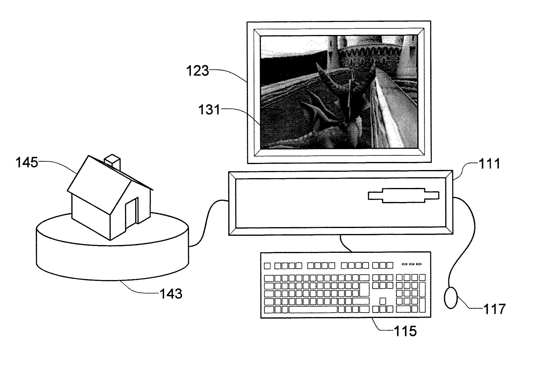 Video game with representative physical object related content