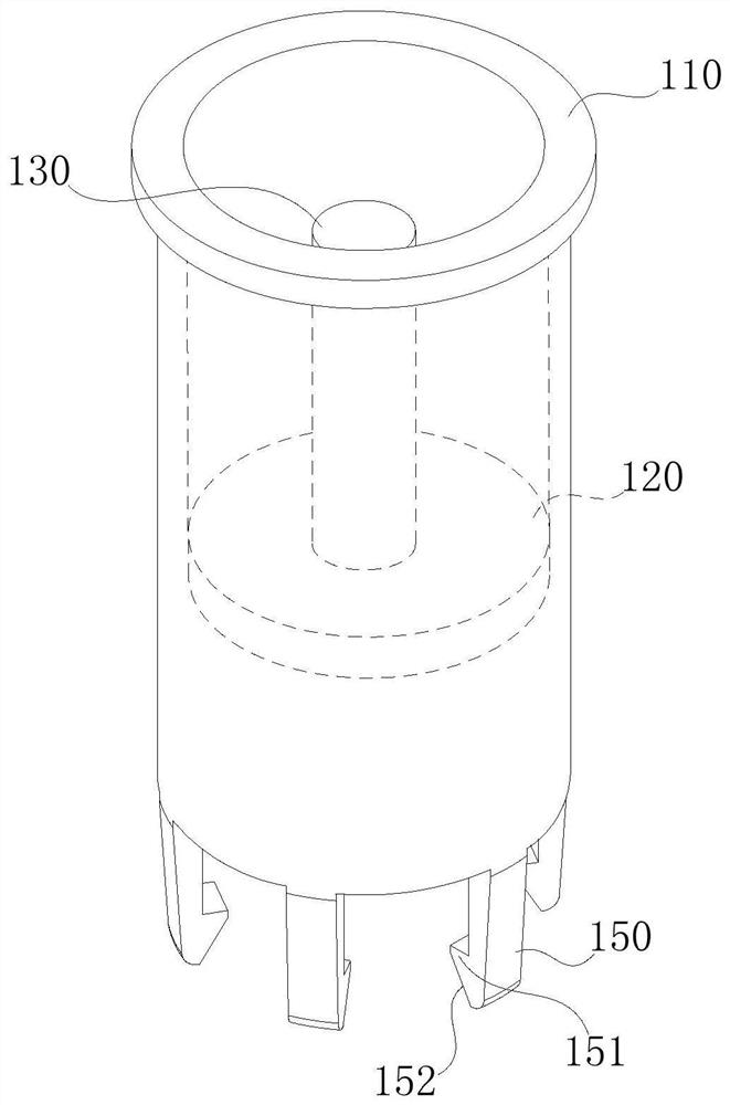 Sample bottle clamping device suitable for manipulator