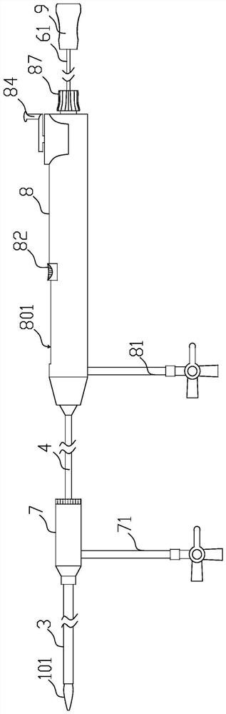 Thrombus taking device