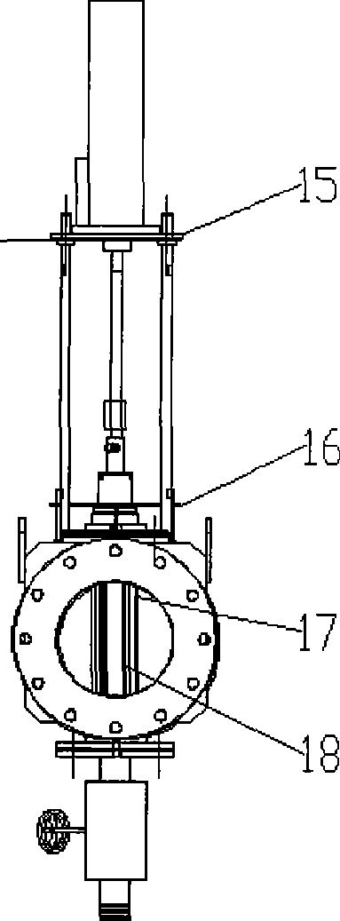 Adjustable pneumatic pulp pipe sampler