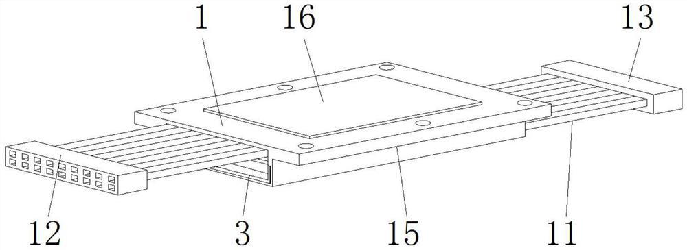 A kind of flexible flat cable for main computer box which is easy to fix