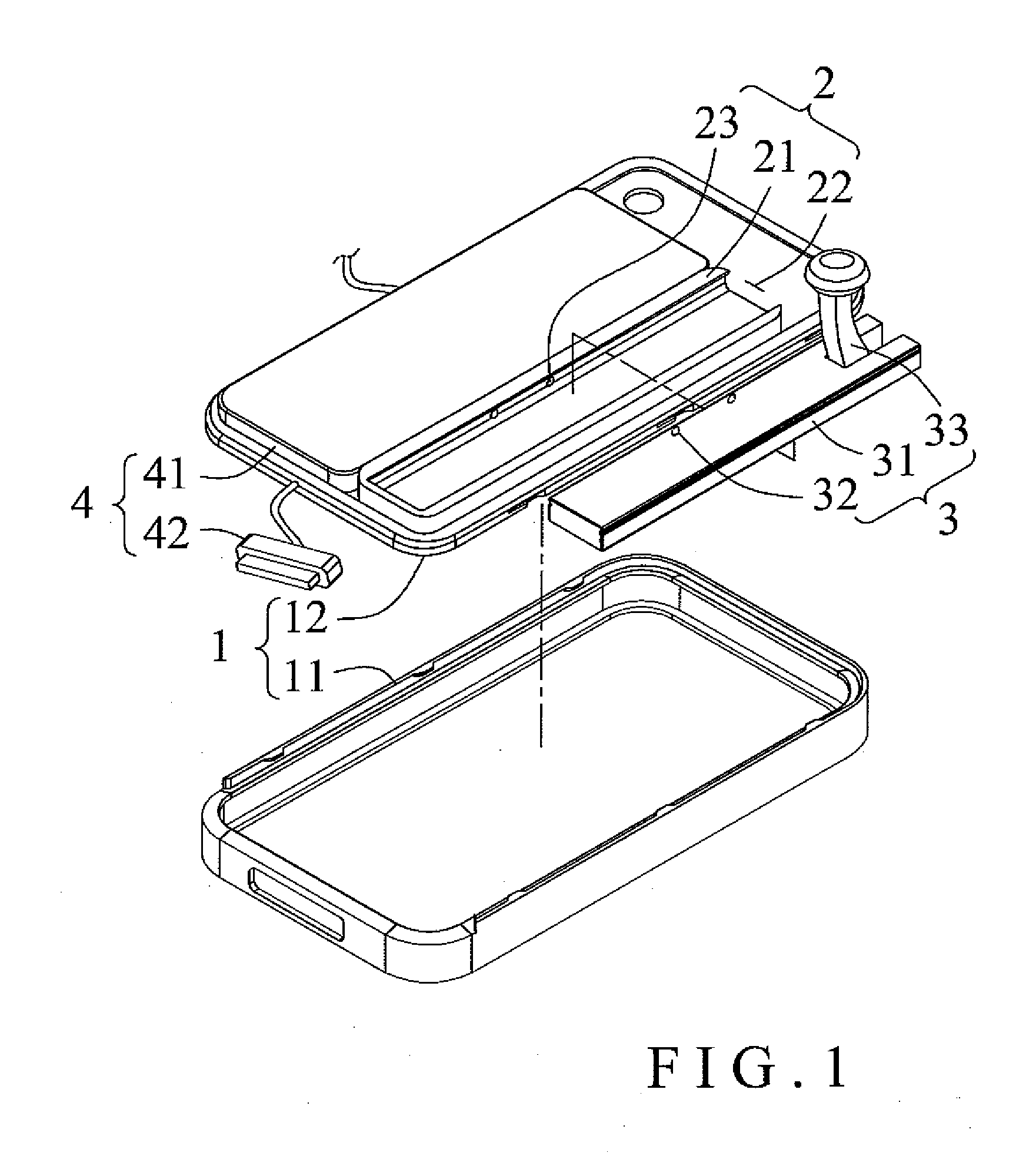 Protection Device for Mobile Apparatus with Bluetooth Earphone