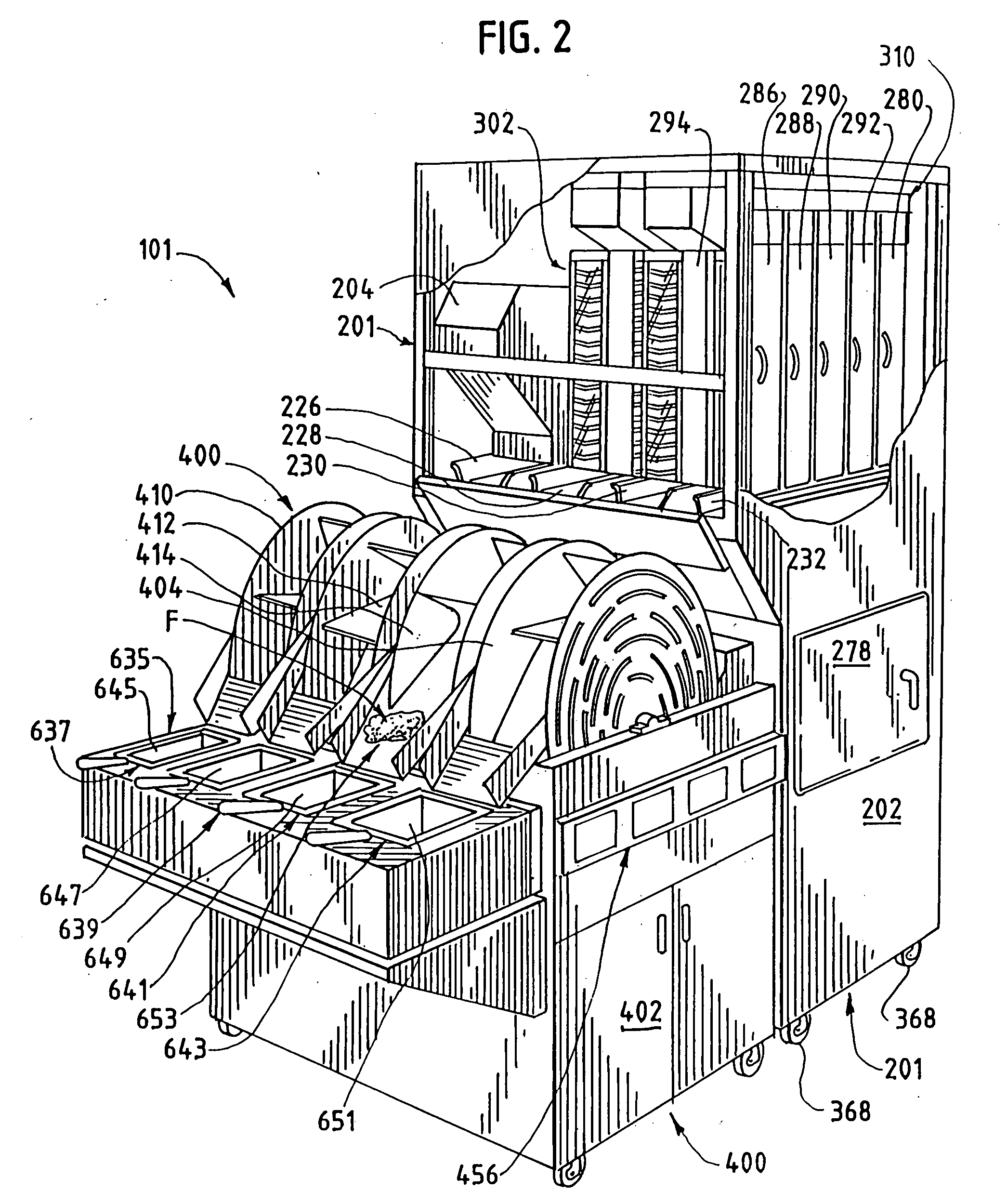 Automated method of packaging food items