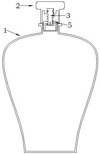 Anti-counterfeiting wine bottle and anti-counterfeiting method thereof