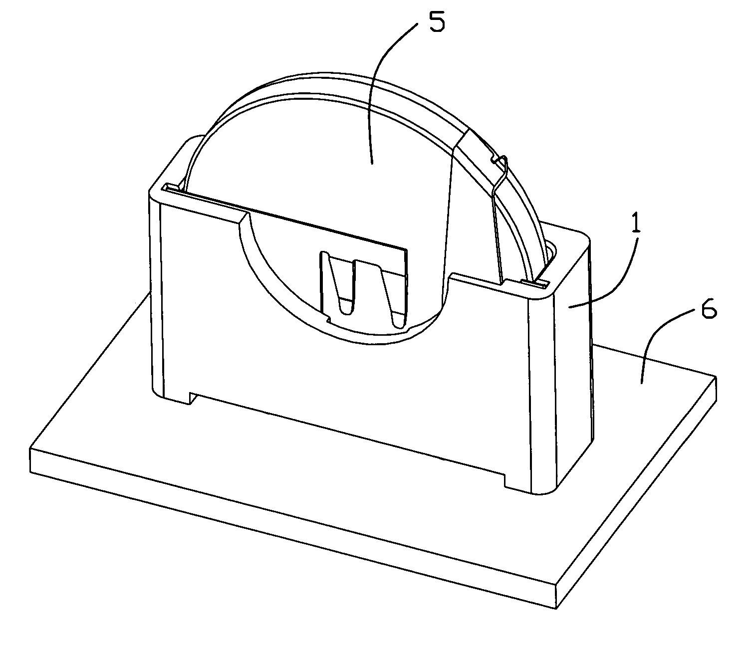 Battery connector having polarized arrangement