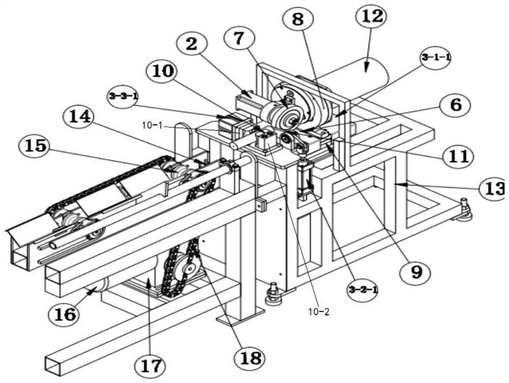 A kind of steel bar end burr grinding mechanism and using method