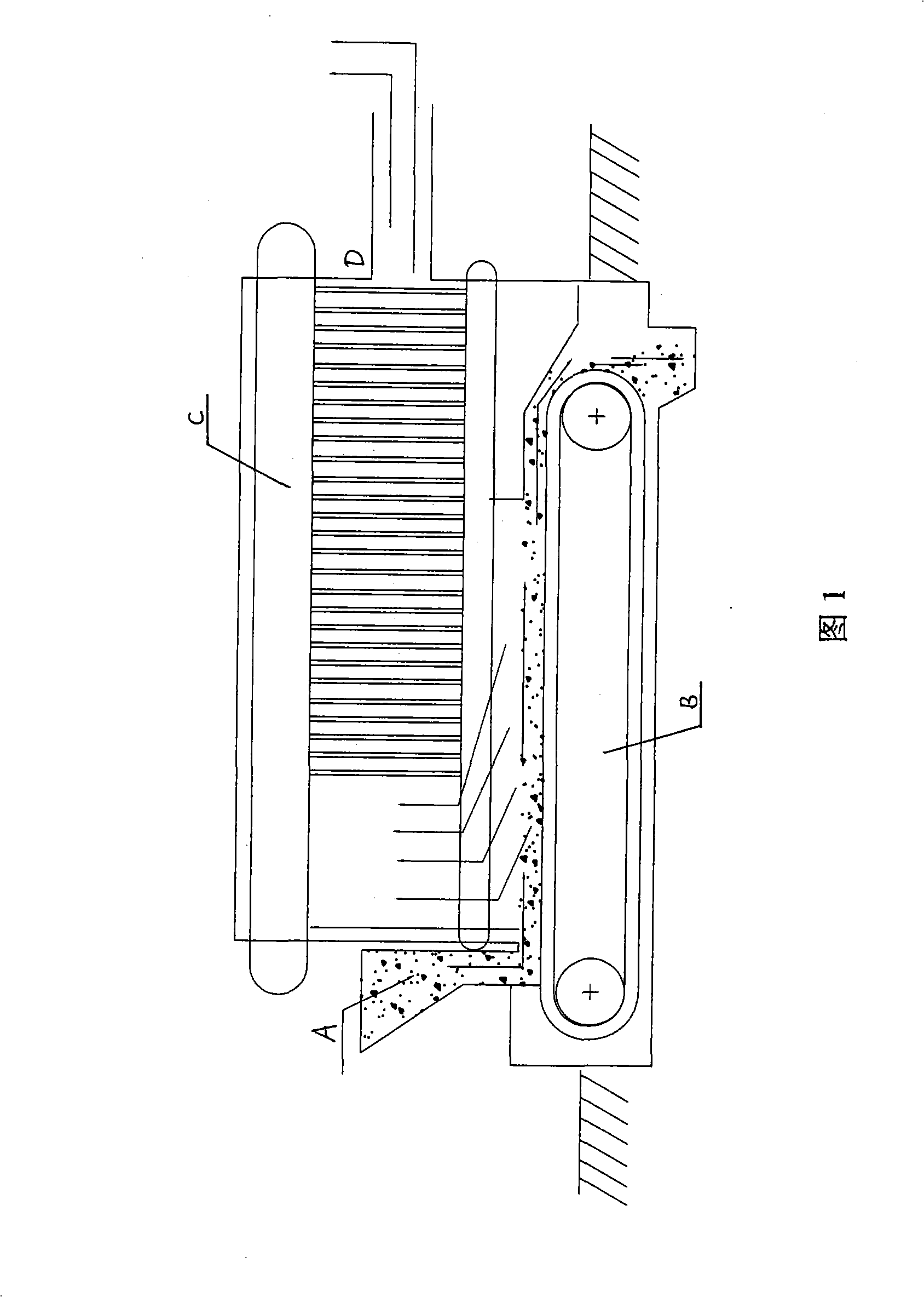 Industrial boiler combustion method