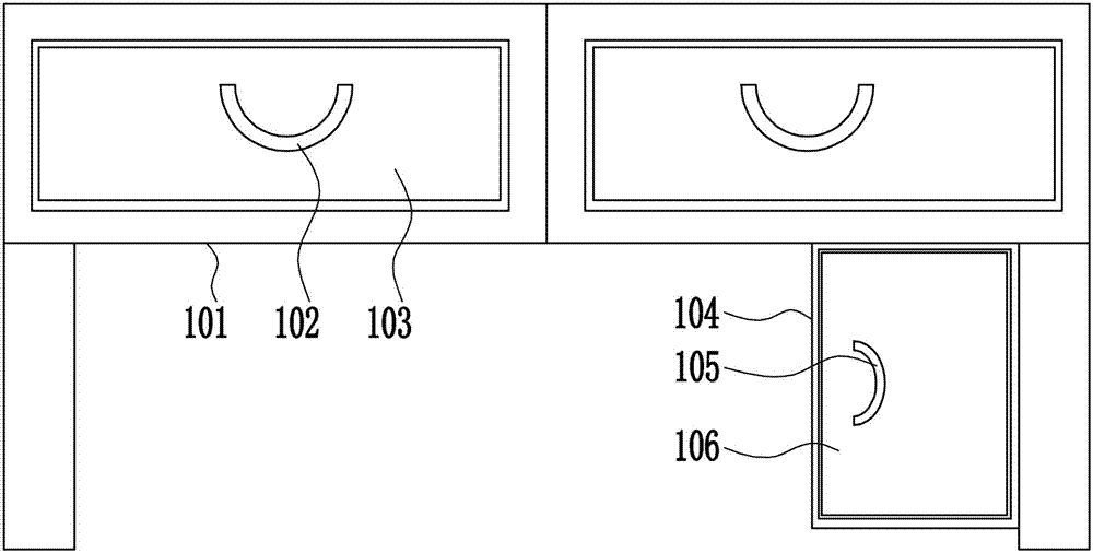 Multifunctionalteaching desk for English teaching