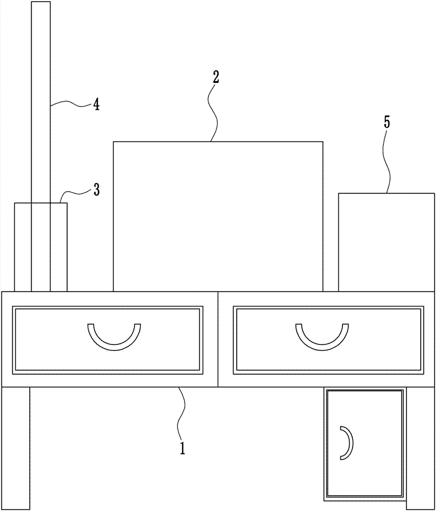 Multifunctionalteaching desk for English teaching