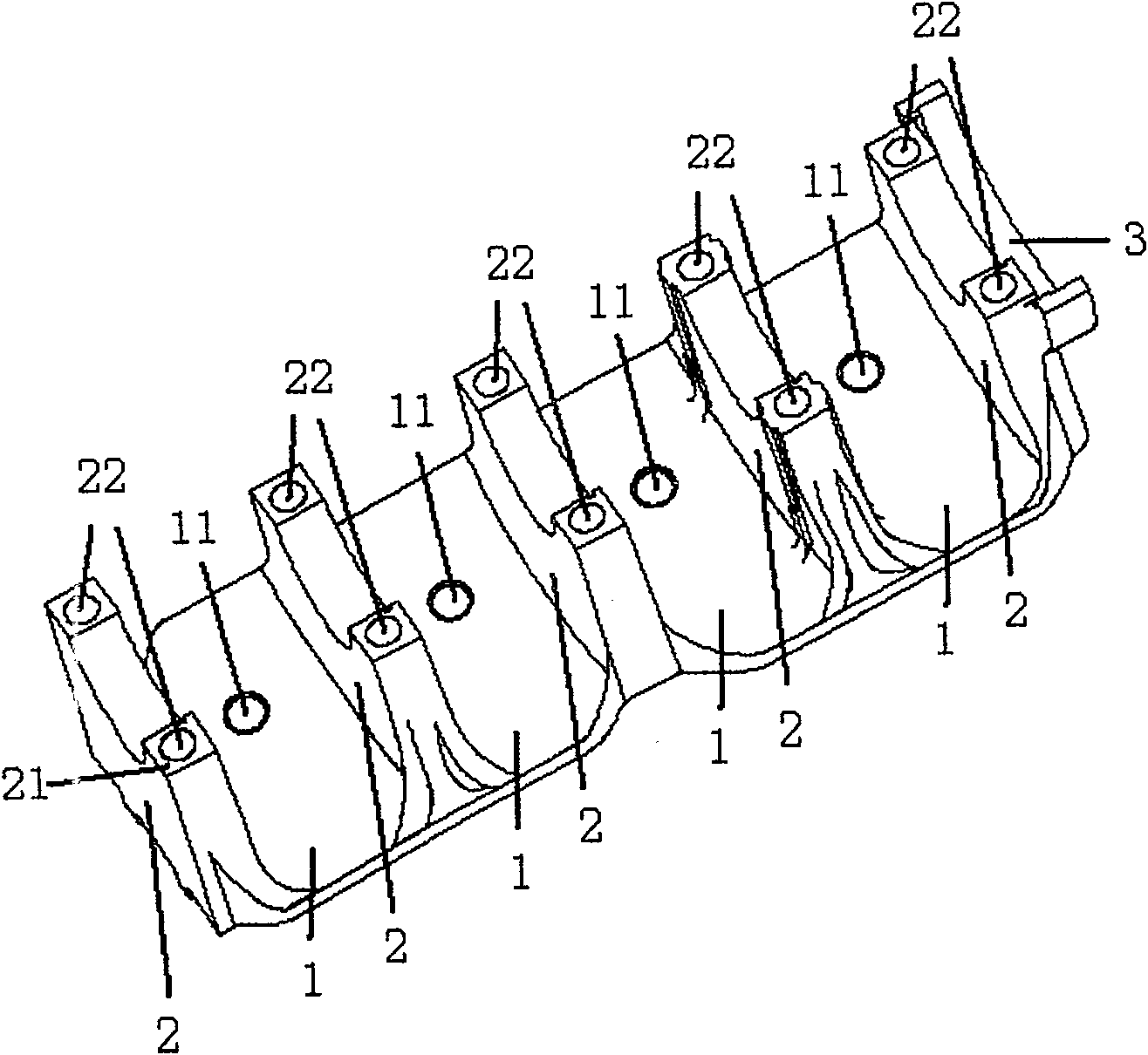 Main bearing cover for IC engine