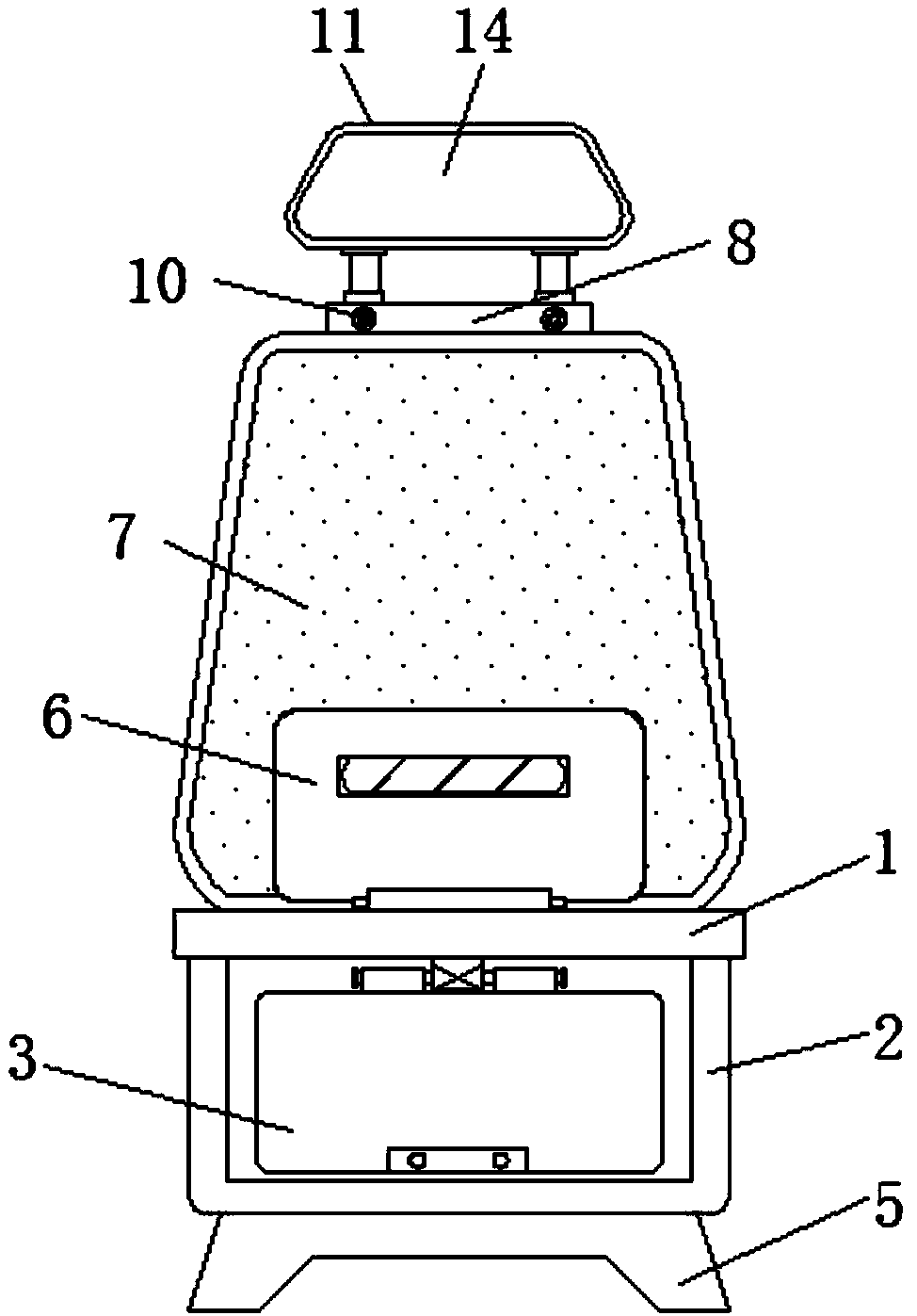 Passenger car chair with storage function