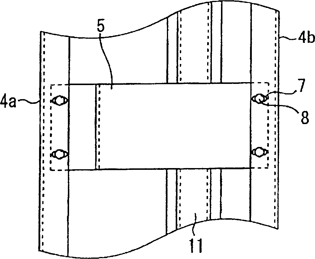 Floor entvance device for elevator