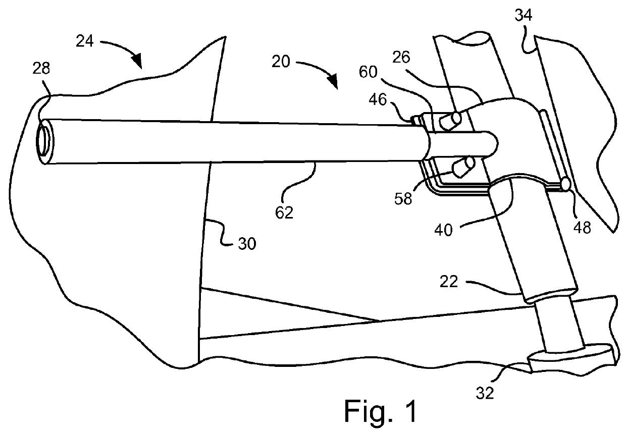 Propshaft holding tool