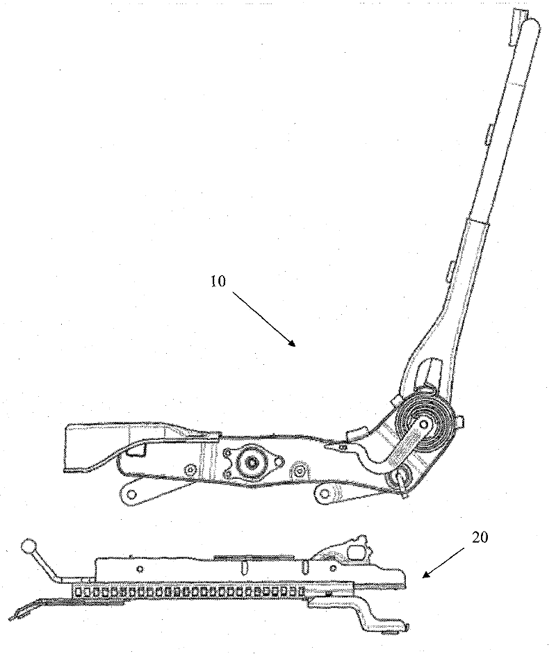 Automobile seat framework