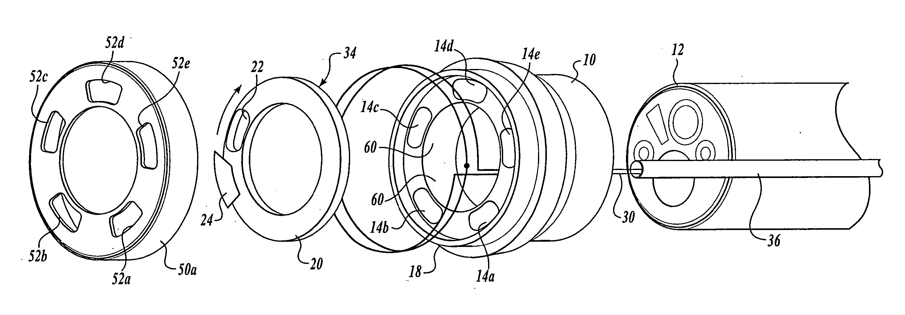 Multiple biopsy device