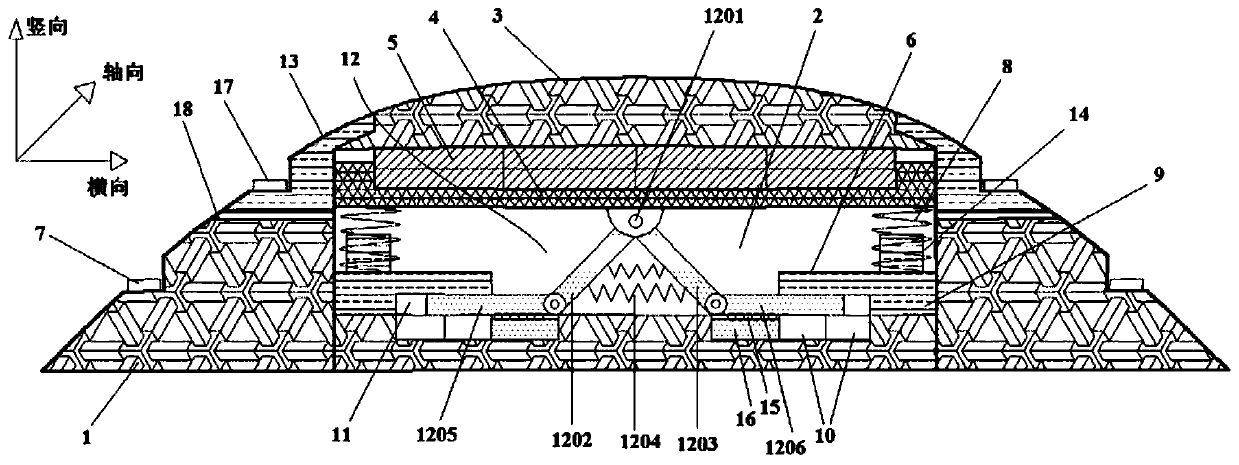 Road piezoelectric power generation deceleration strip