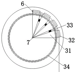 Buoy provided with annular slide block system and capable of automatically resetting