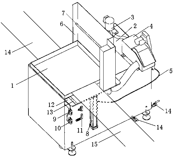 A cleaning tank for automatic liquid replenishment