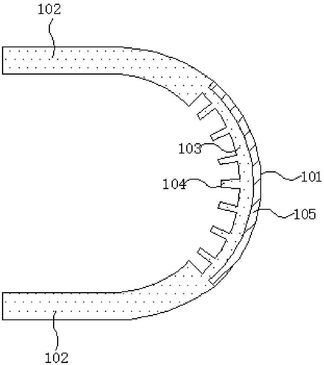 Foldable backboard structure and display device