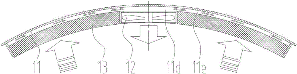 Air purifier mounted under hat brim and hat with air purifier