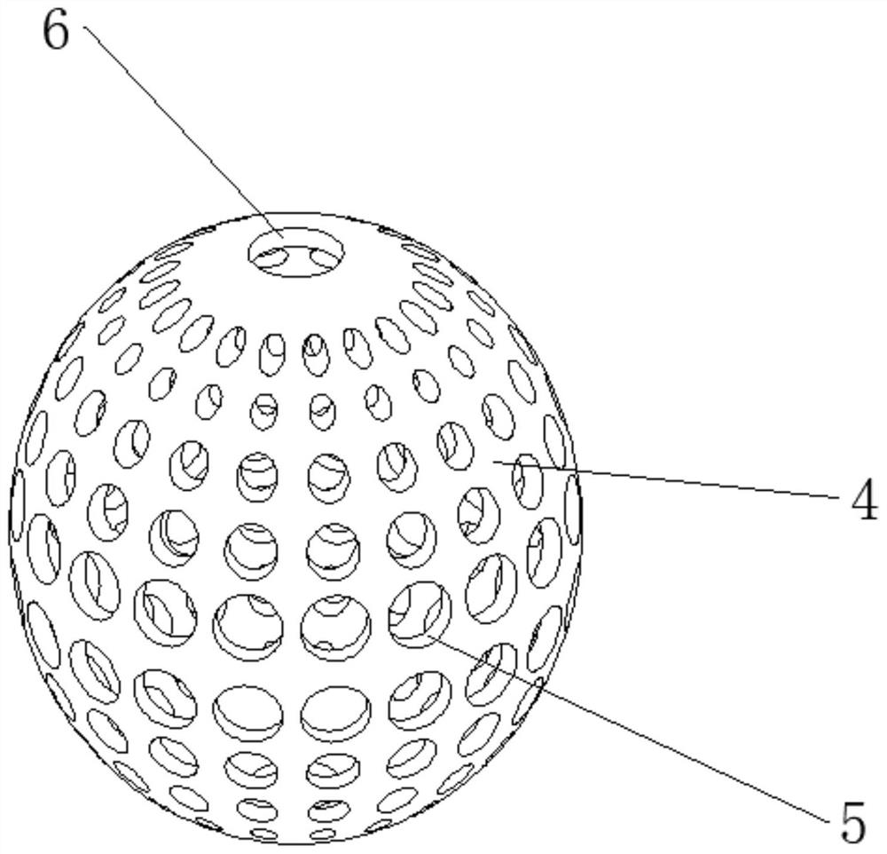 A kind of platinum asbestos catalyst ball for gas phase hydrogenation and preparation method thereof