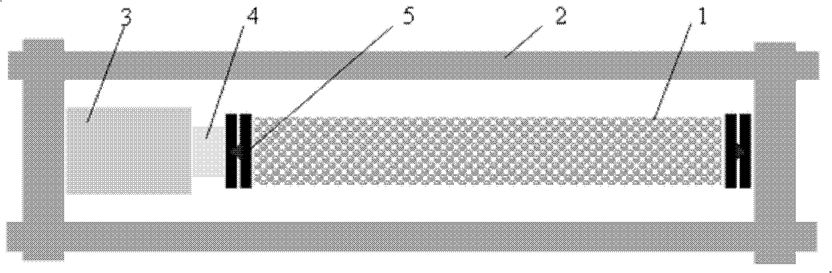 Test device for time varying mechanical properties of column under load-environment coupling effect