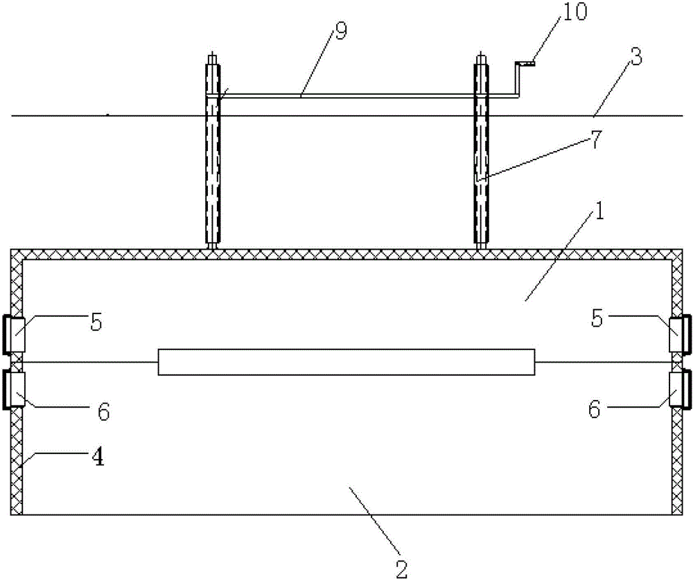 A sealing device for a calender and a transition roller table in a calendered glass production line