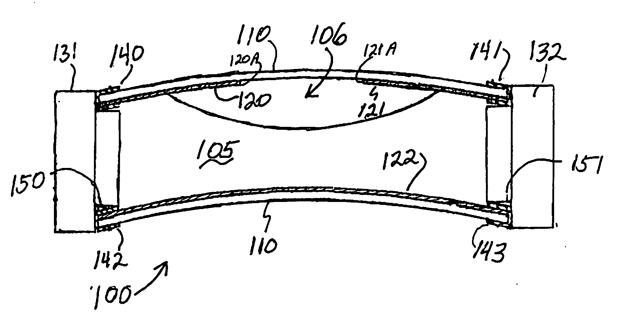 Integral electrode tilt sensor and method for making same