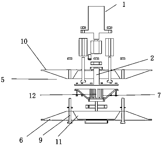 Rotatable self-absorption disc-shaped nanobubble generation method and device