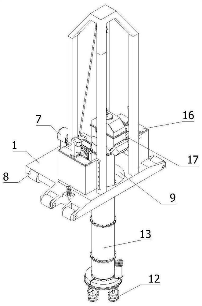 A deep well quick digging and cleaning equipment for oil exploration