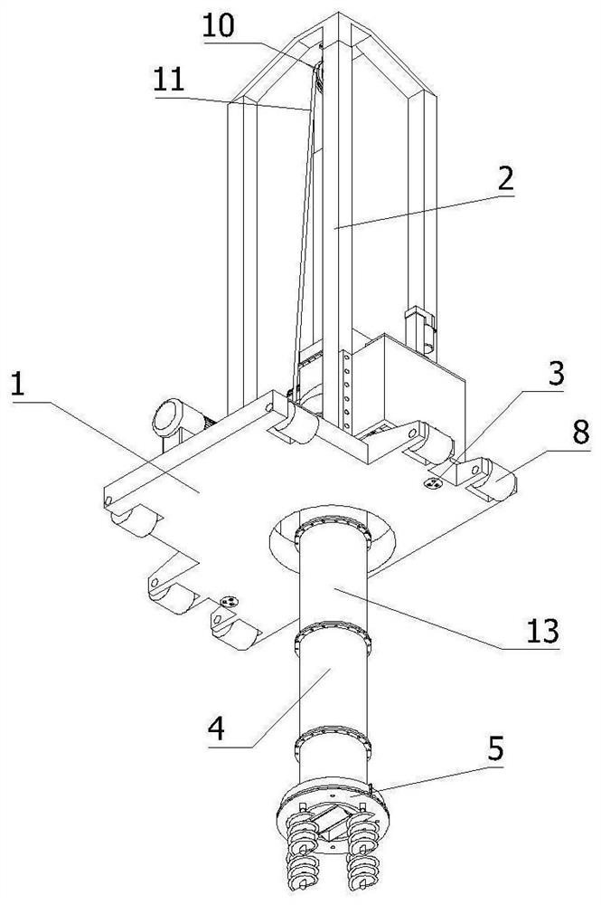 A deep well quick digging and cleaning equipment for oil exploration