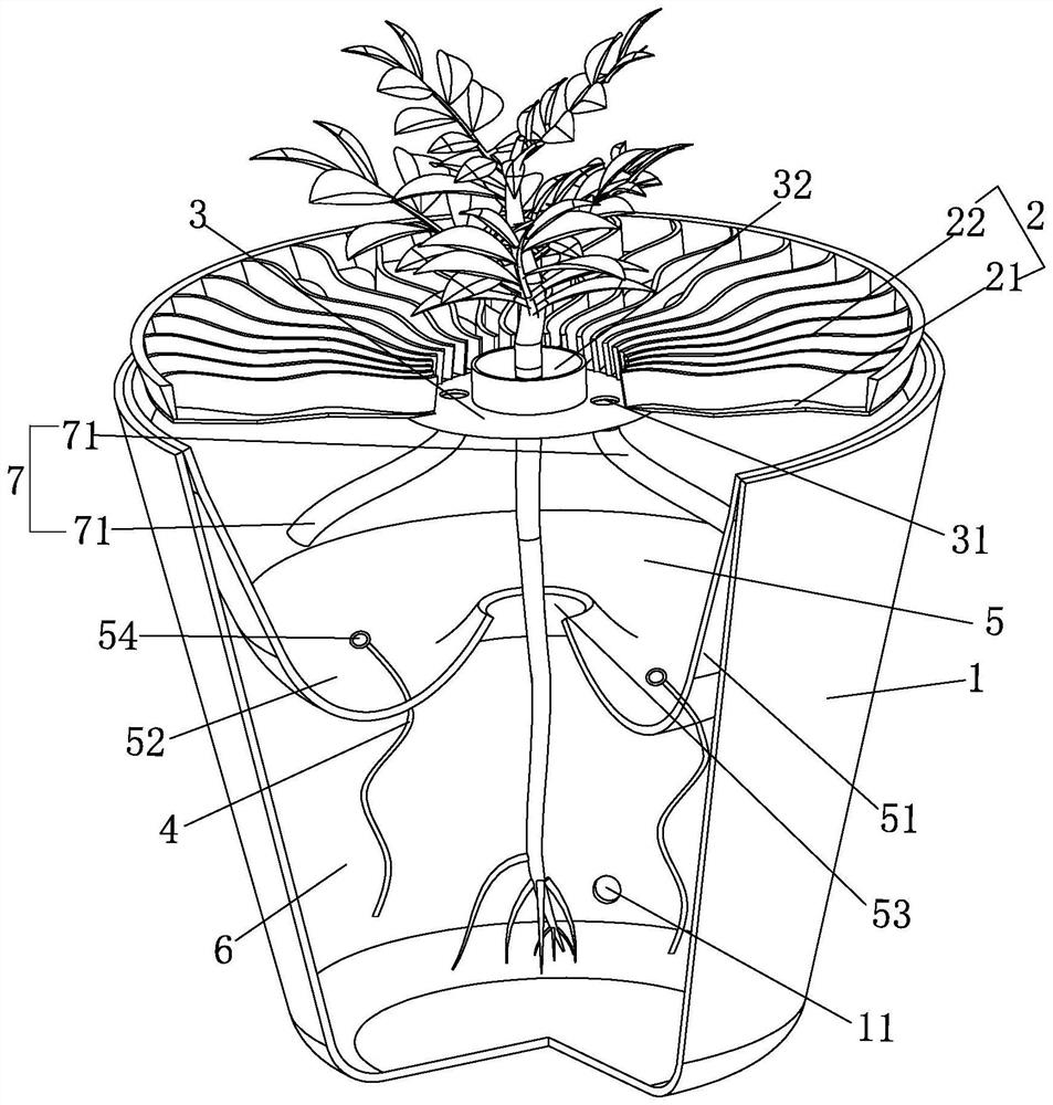 Water-saving plant cultivation device