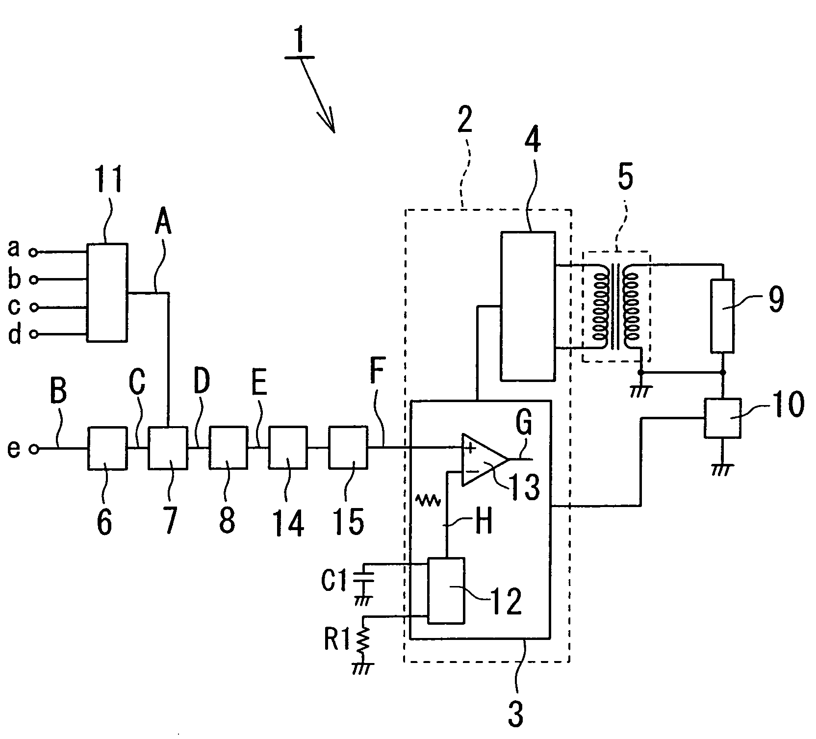 Dimmer circuit for a discharge lighting apparatus