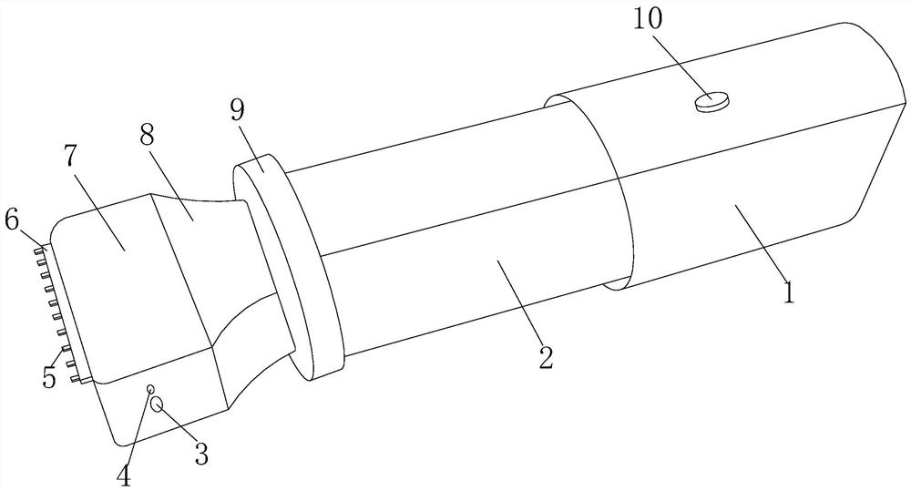 A wool trimming device based on switchable cutters at the tip and root of wool hair