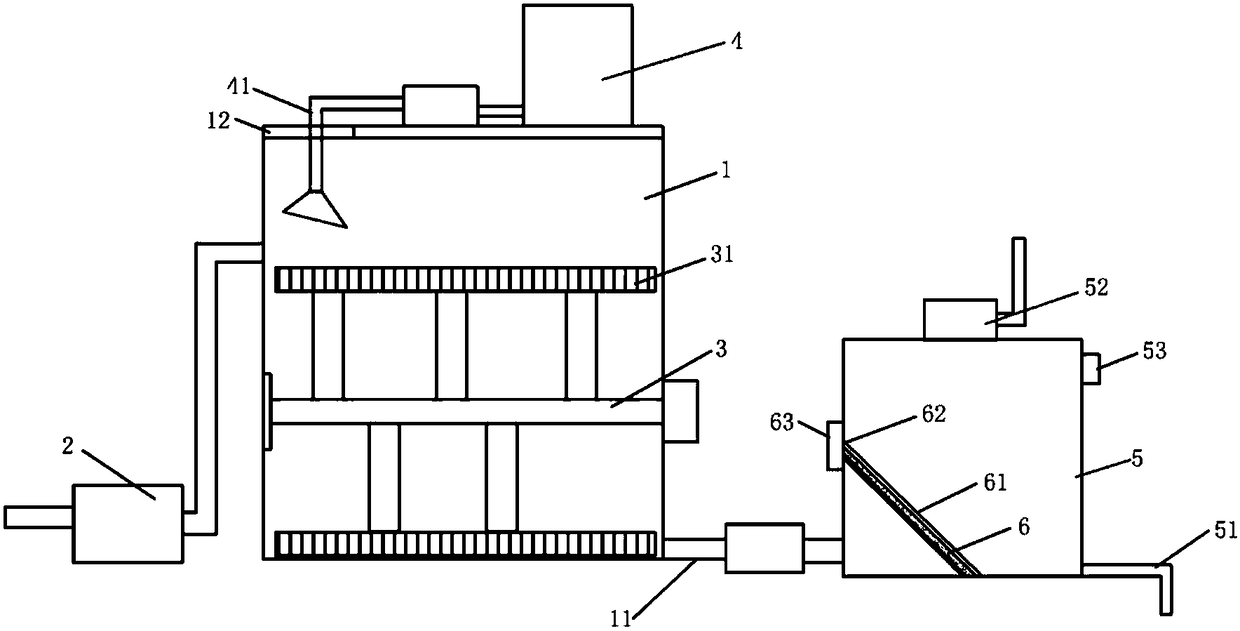 Equipment for removing heavy metal ions from industrial sewage and treatment method of equipment