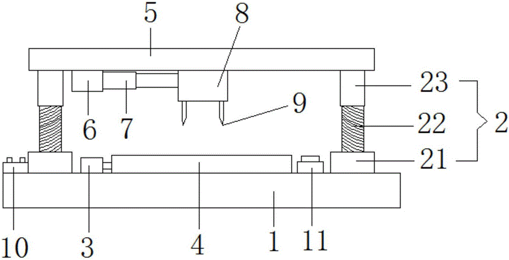 Turbine blade flatness measuring tool