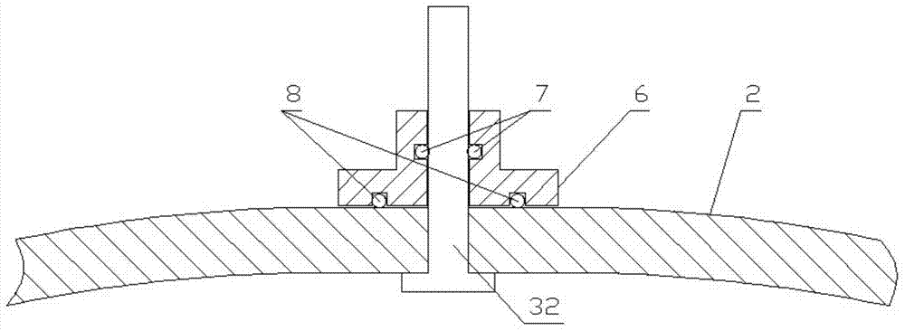 Attitude control device and method for flying-wing-type underwater glider