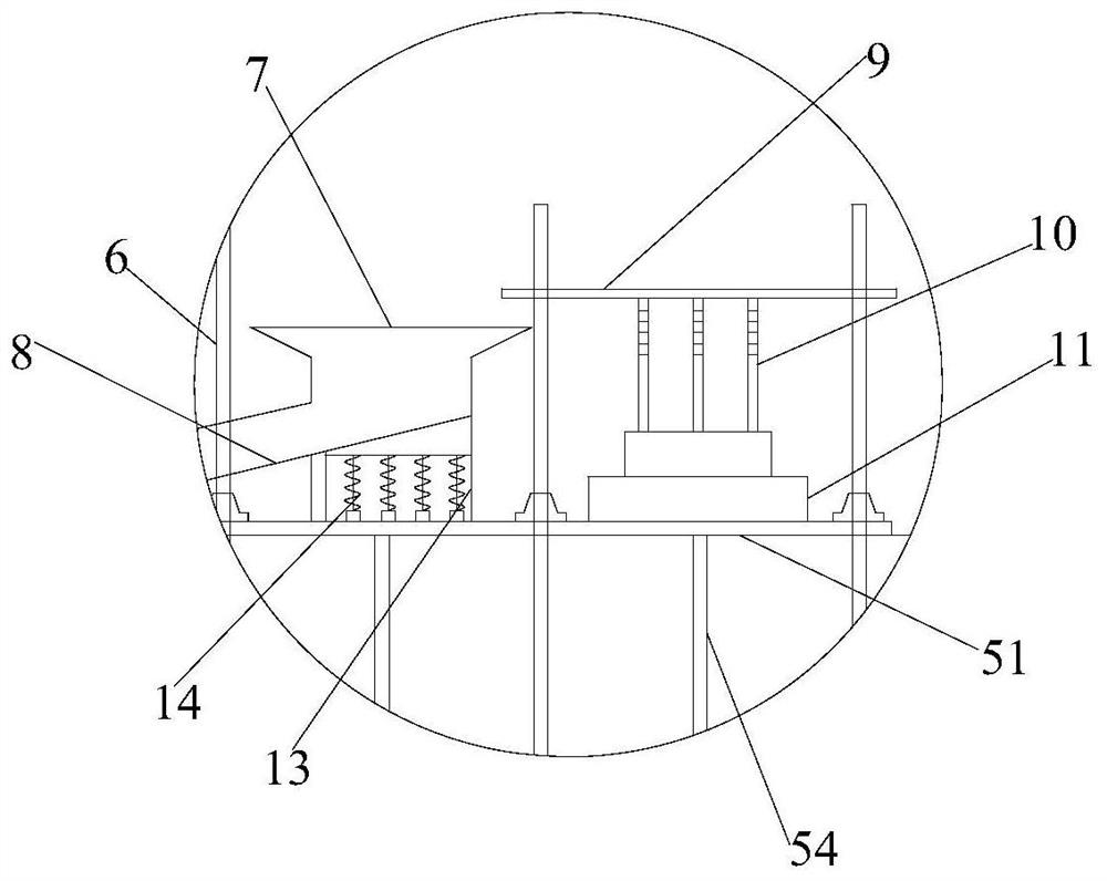 Shaped large-formwork vertical thin-wall side wall and construction method