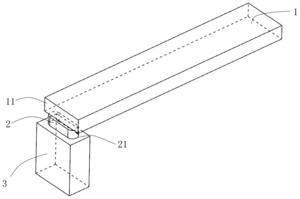 W-band horizontal-vertical waveguide conversion structure easy to process and processing method