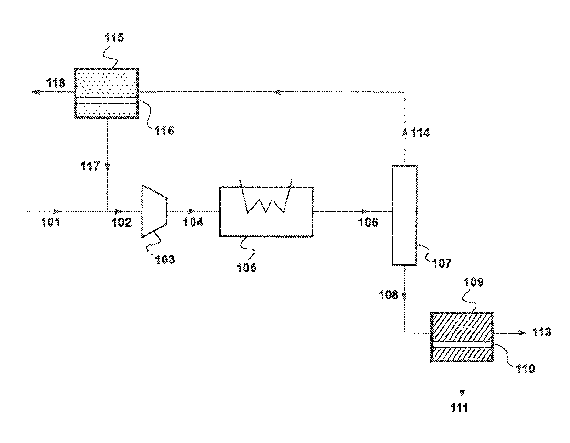 Process for recovering olefins in polyolefin plants