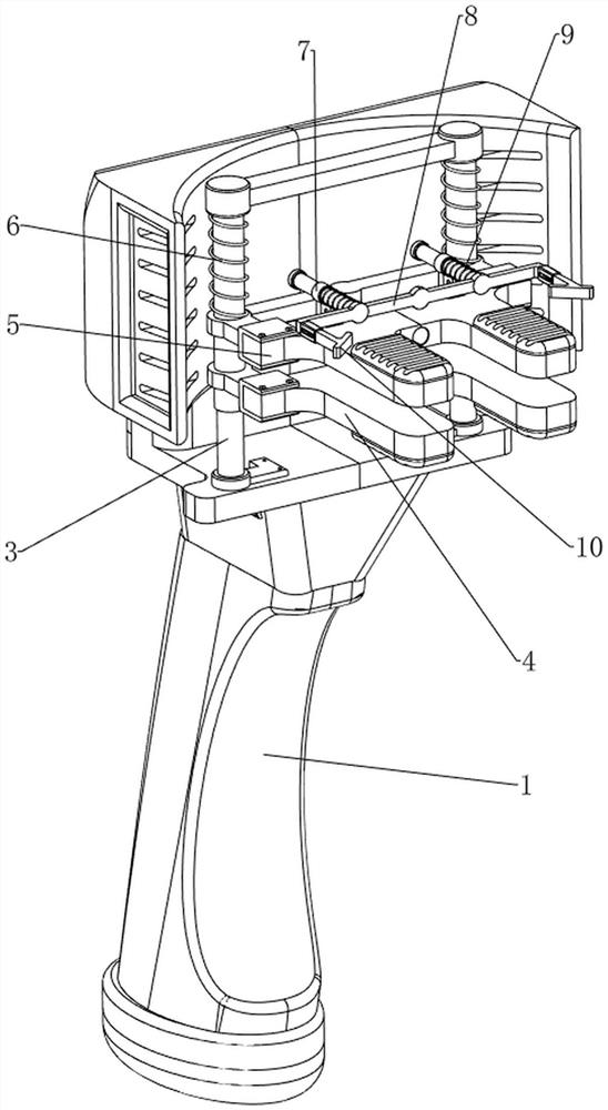 Correcting device for drawing bilateral embedded canine teeth