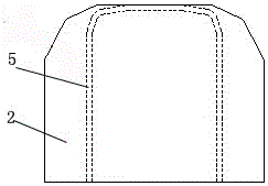 A locomotive module connection structure