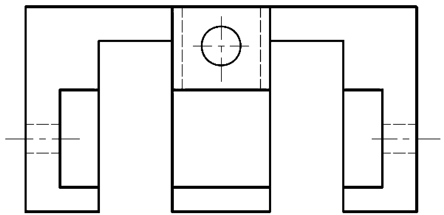 Metal material galvanic couple corrosion test fixture apparatus