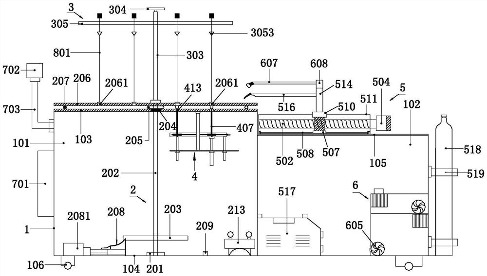 An assembly line rotary environment-friendly automatic welding equipment