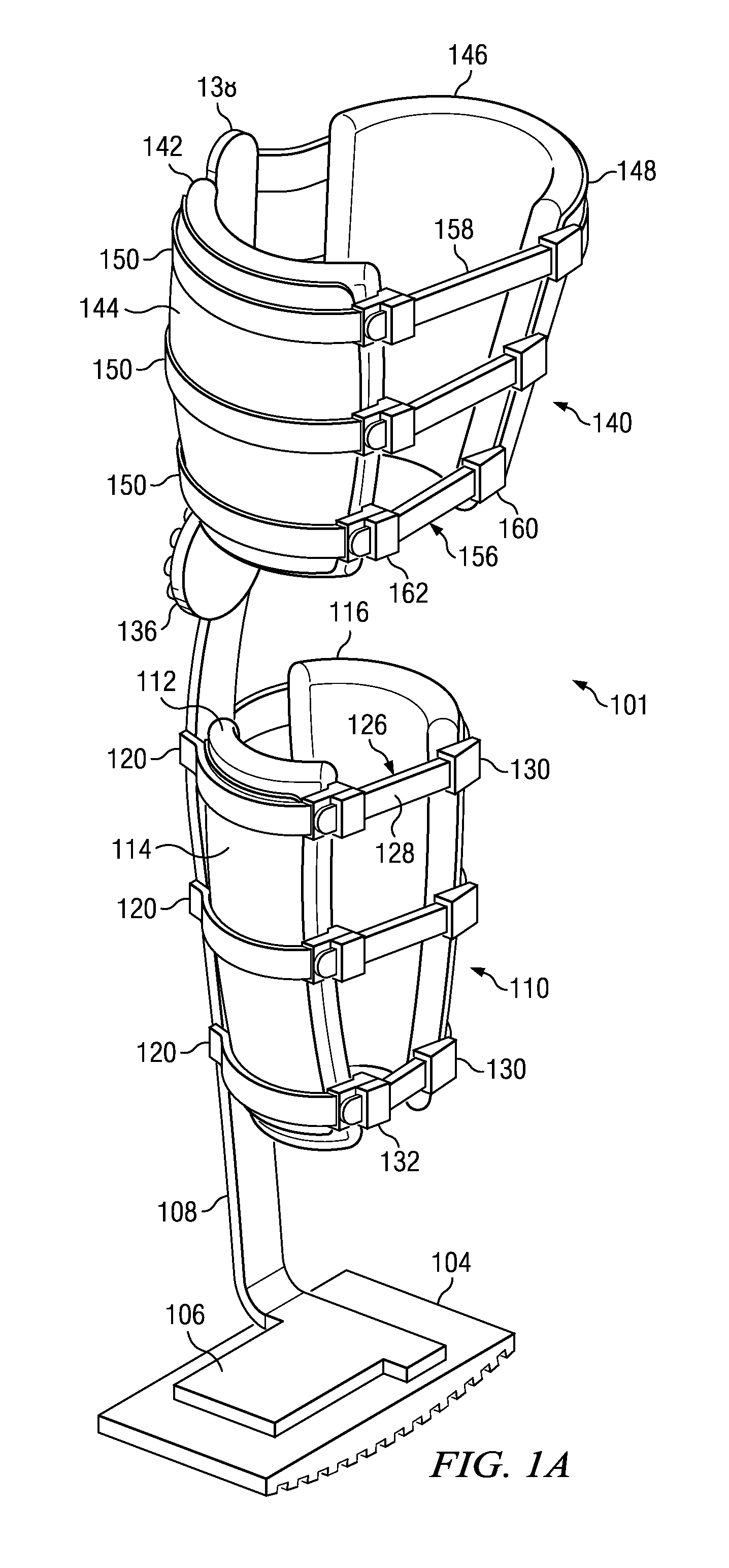 Weight-bearing lower extremity brace