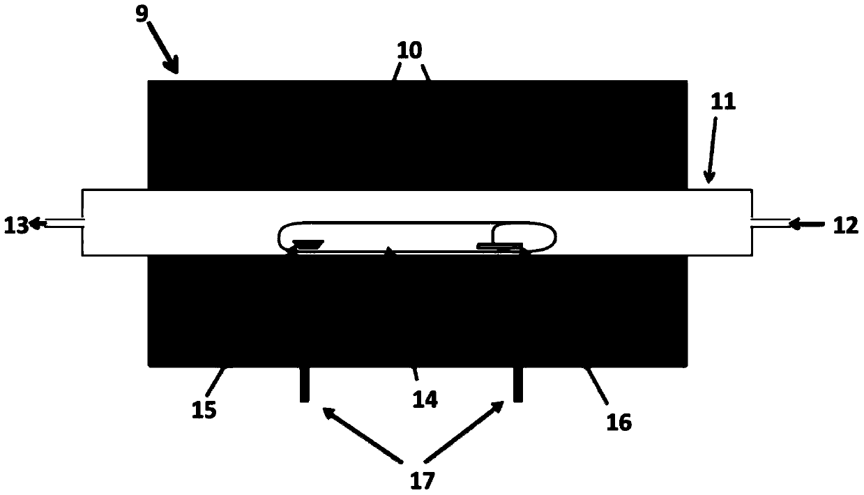 Wave length-adjustable light-emitting diode based on gallium-doped zinc oxide nanowire array and manufacturing method thereof